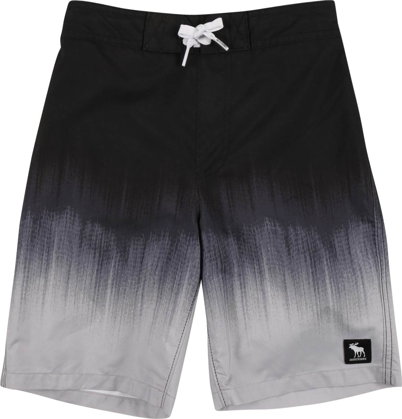 Abercrombie & Fitch Plavecké šortky šedá / černá