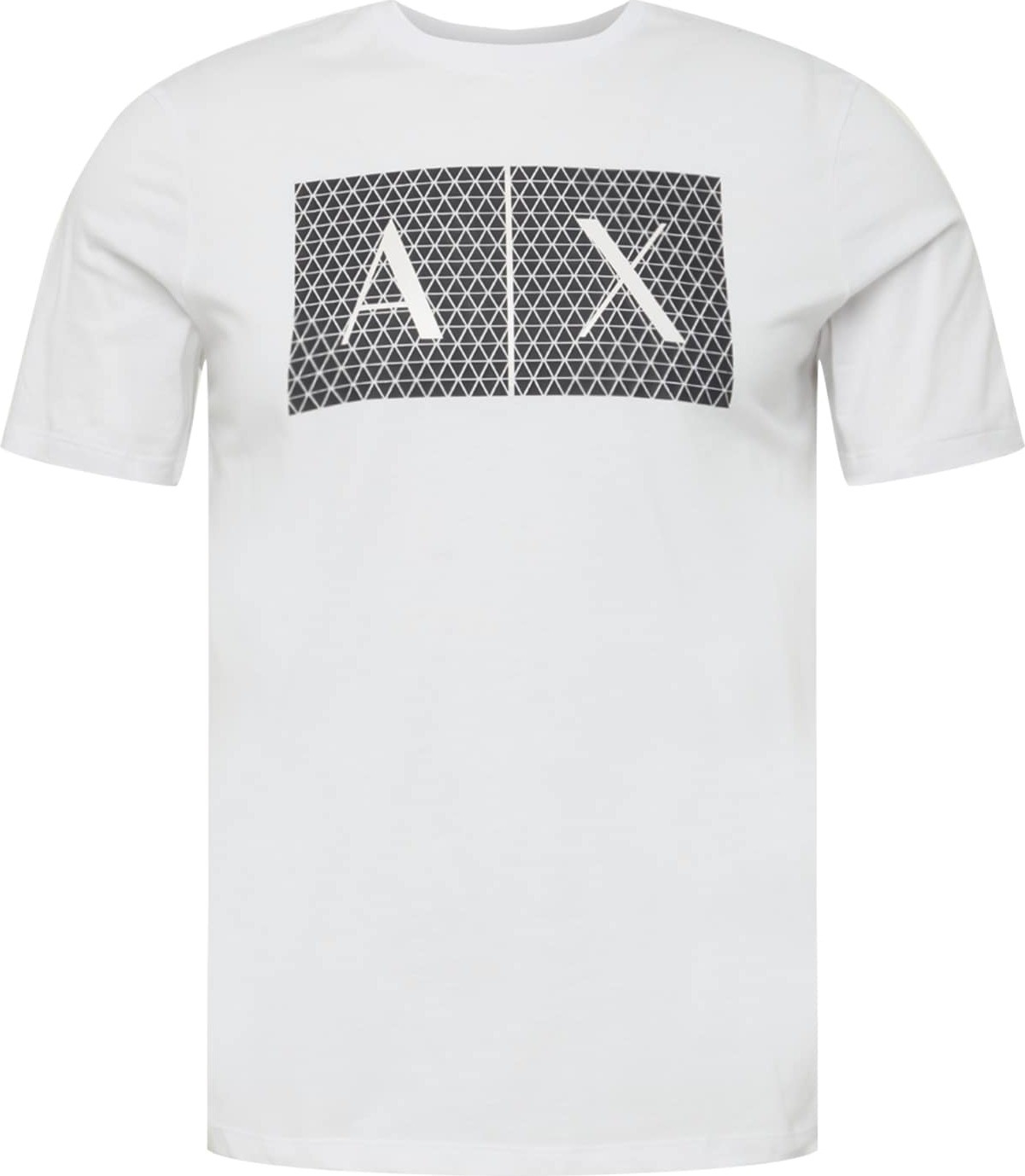 ARMANI EXCHANGE Tričko bílá / černá