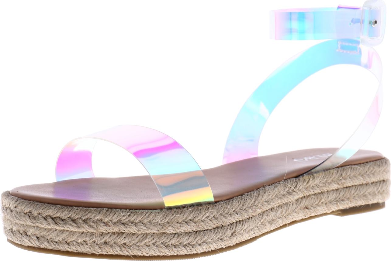 BEBO Páskové sandály 'SLAVA' průhledná