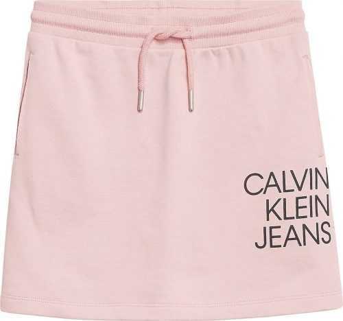 Calvin Klein Jeans Sukně světle růžová / černá