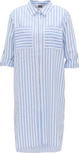 DreiMaster Maritim Košilové šaty modrá / bílá / světlemodrá