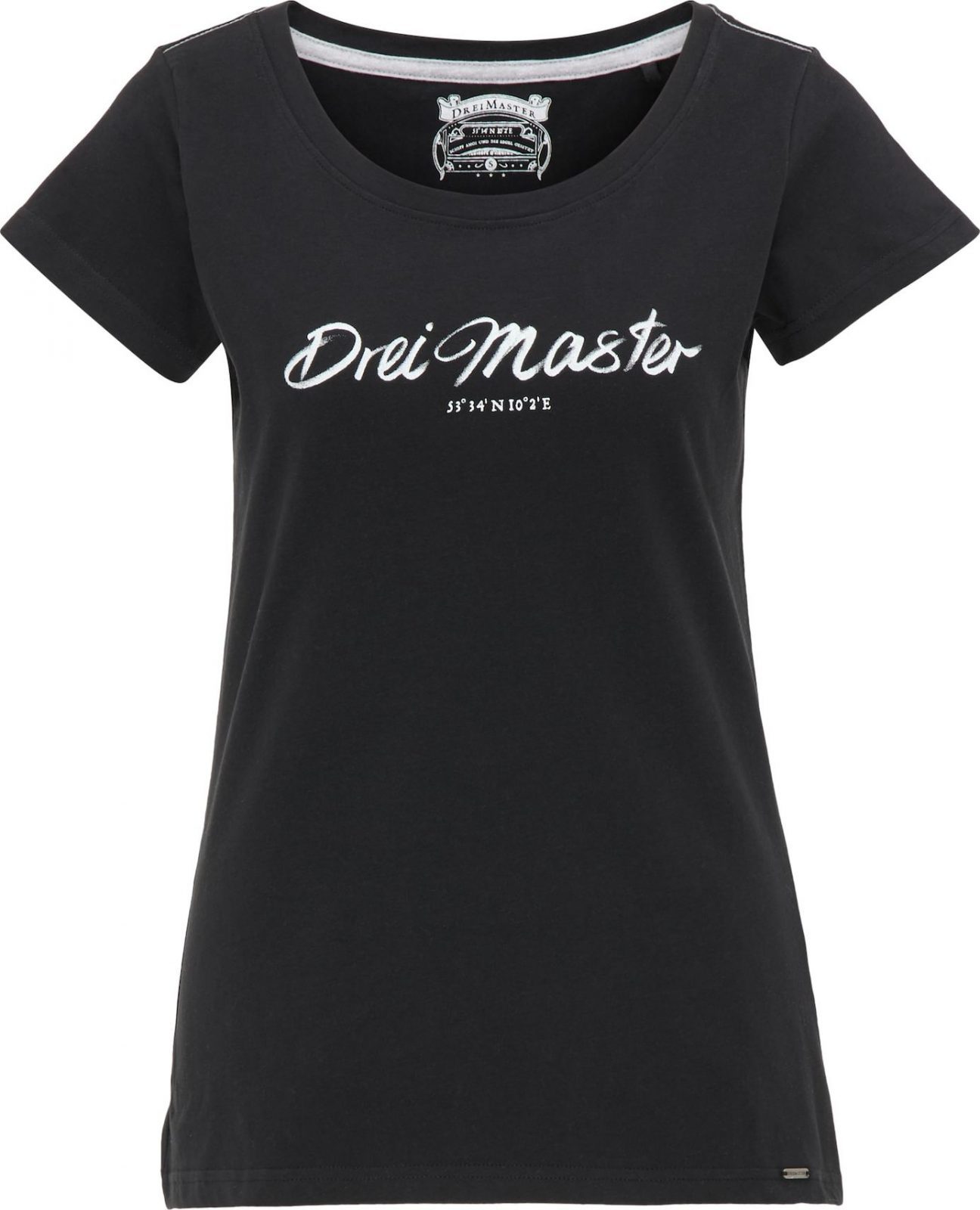 DreiMaster Vintage Tričko černá / bílá