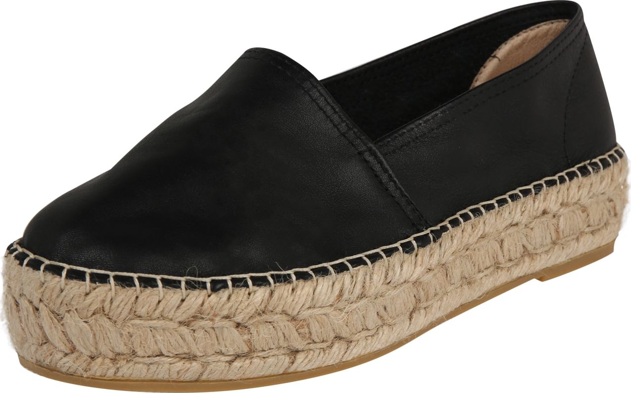 espadrij l´originale Espadrilky 'Classic Cuir High' černá