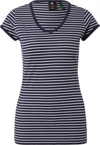G-Star RAW Tričko modrá / bílá