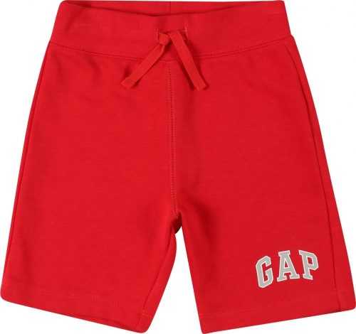 GAP Kalhoty červená / bílá