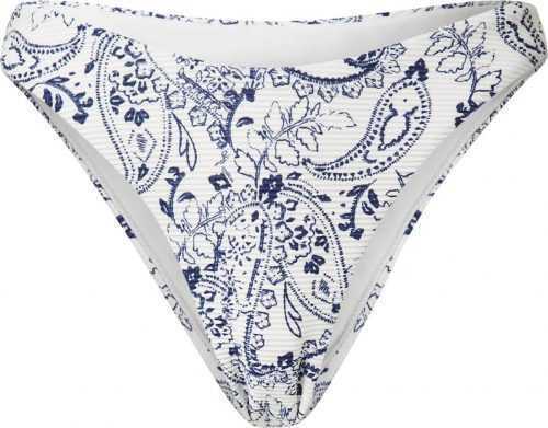 Hunkemöller Spodní díl plavek bílá / modrá
