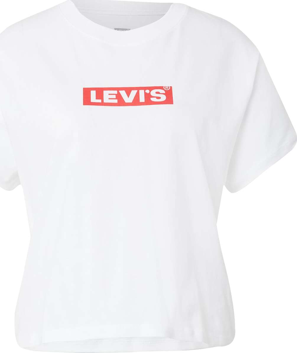 LEVI'S Tričko bílá / červená