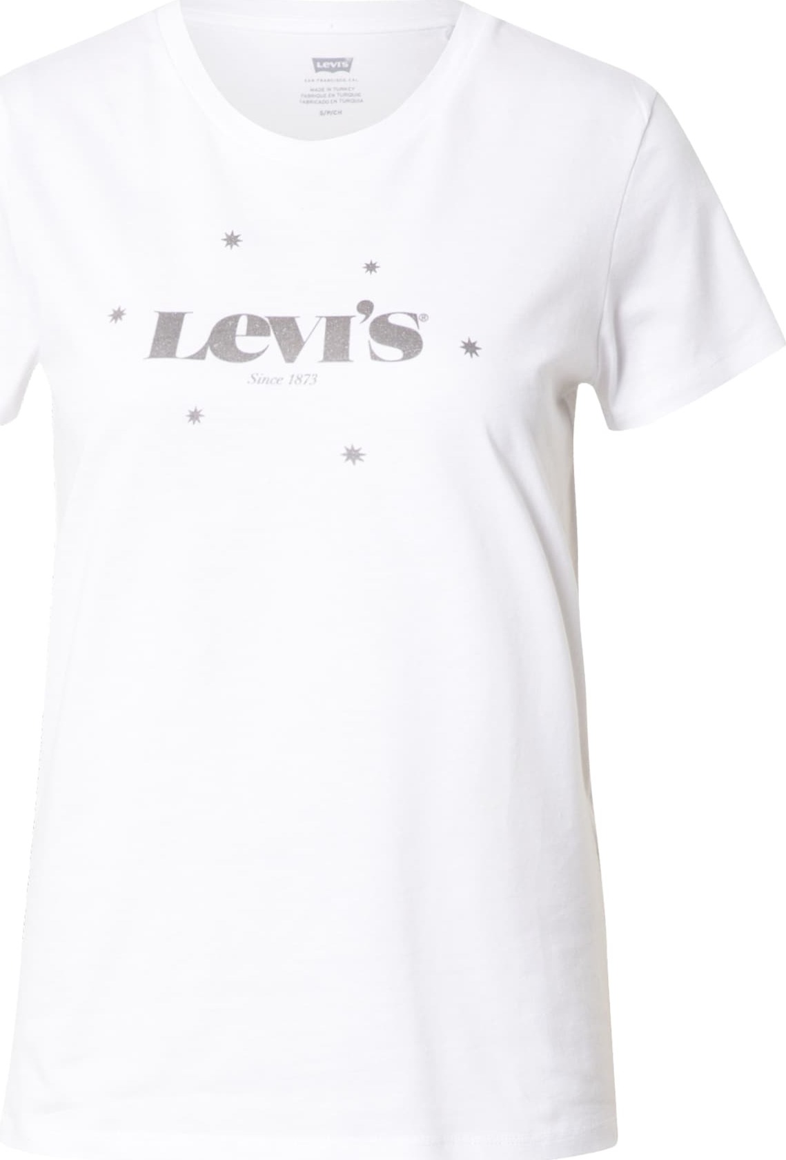 LEVI'S Tričko 'The Perfect' bílá / stříbrná