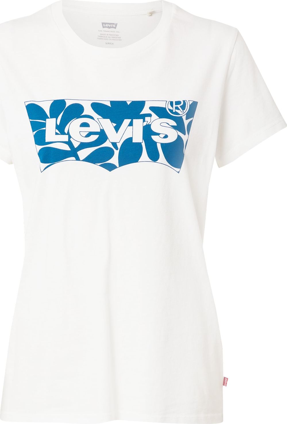 LEVI'S Tričko 'The Perfect' modrá / bílá