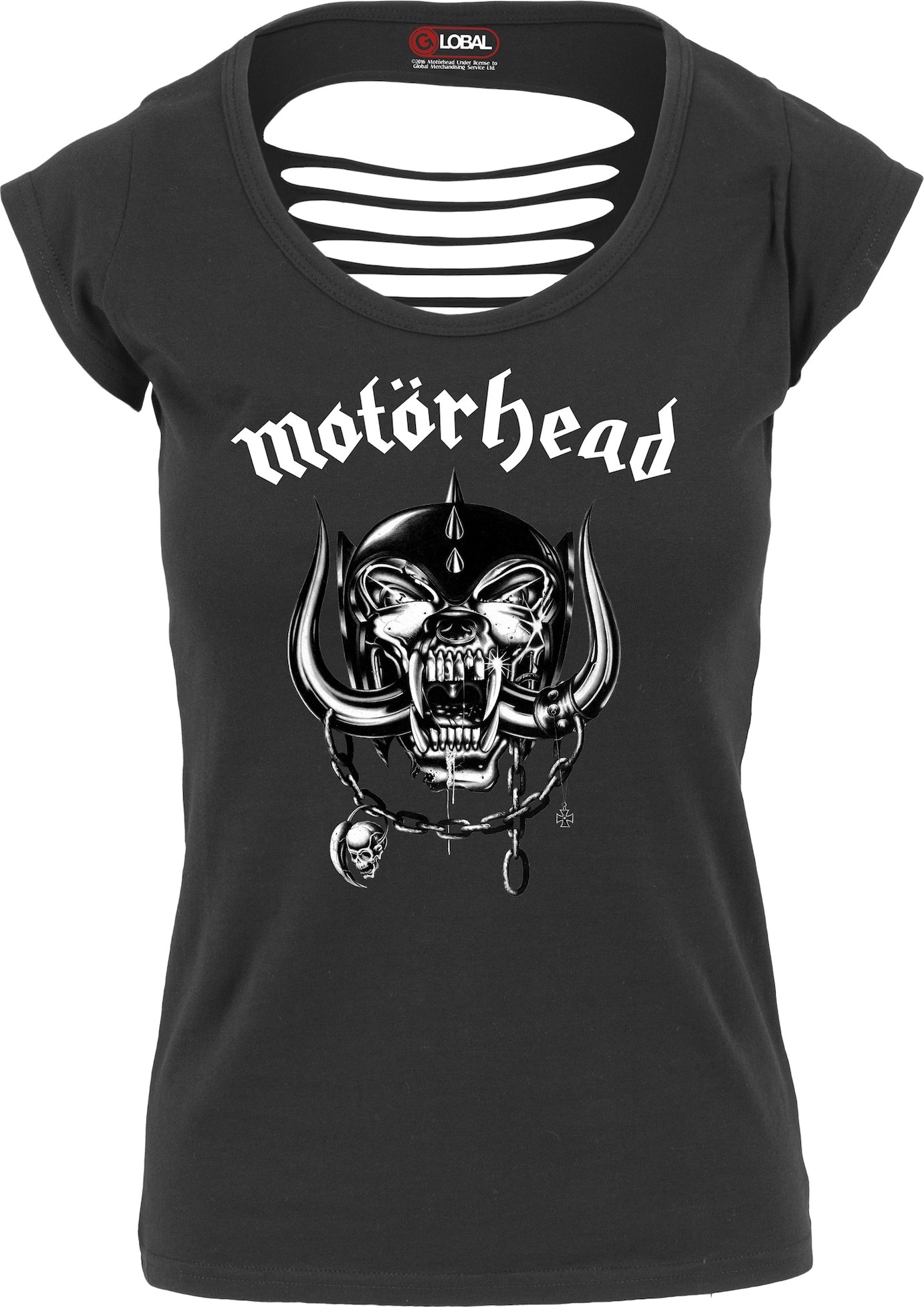 Merchcode Tričko 'Motörhead' černá / bílá