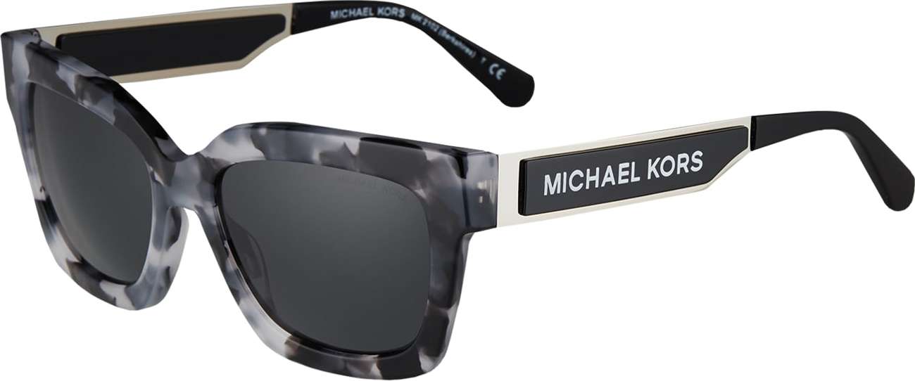 Michael Kors Sluneční brýle 'BERKSHIRES' šedá / stříbrná / černá