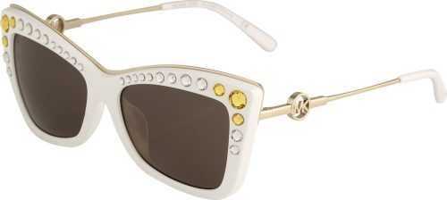 Michael Kors Sluneční brýle 'HOLLYWOOD' bílá / žlutá / stříbrná