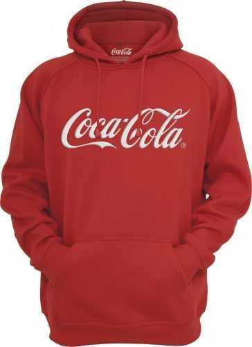 Merchcode Mikina 'Coca Cola' bílá / červená