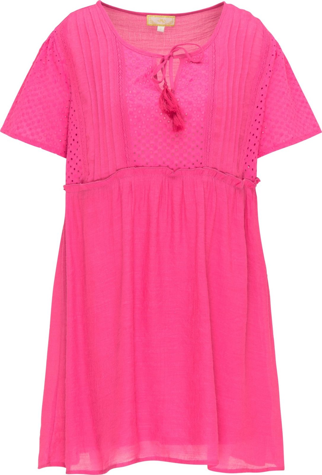 MYMO Letní šaty svítivě růžová