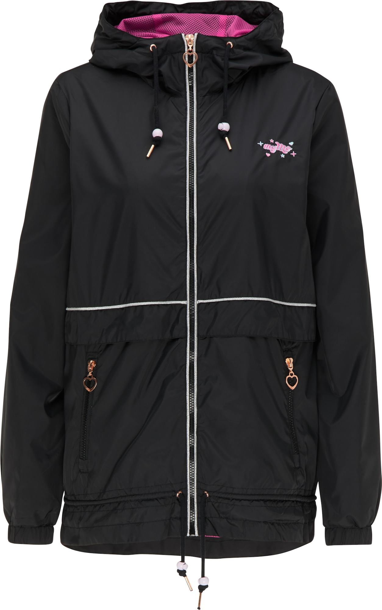 MYMO Přechodná bunda černá