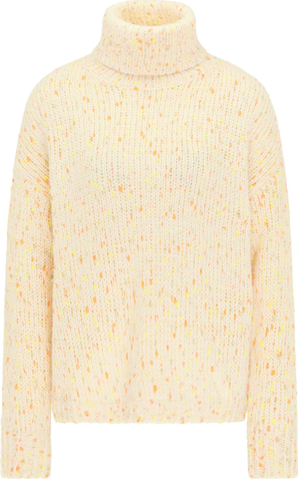 MYMO Svetr krémová / oranžová / žlutá