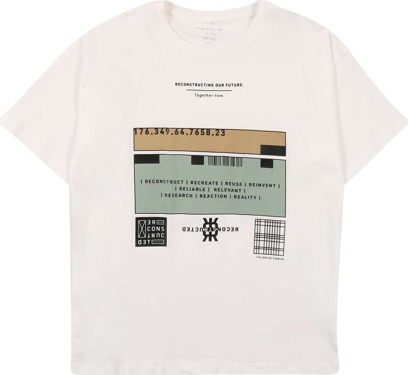 NAME IT Tričko bílá