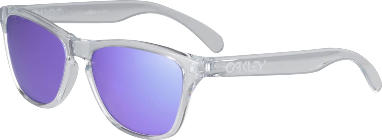 OAKLEY Sportovní sluneční brýle 'FROGSKINS XS' průhledná / fialová