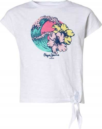 Pepe Jeans Tričko 'Alexandra' bílá / mix barev