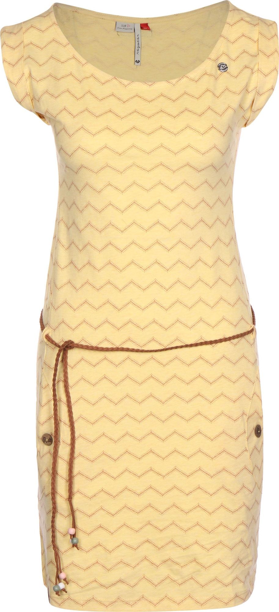 Ragwear Letní šaty žlutá / bílá