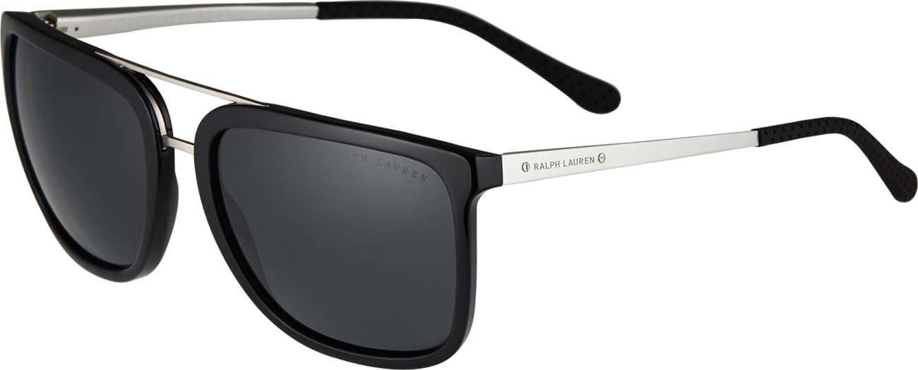 Ralph Lauren Sluneční brýle '0RL8164' černá / stříbrná