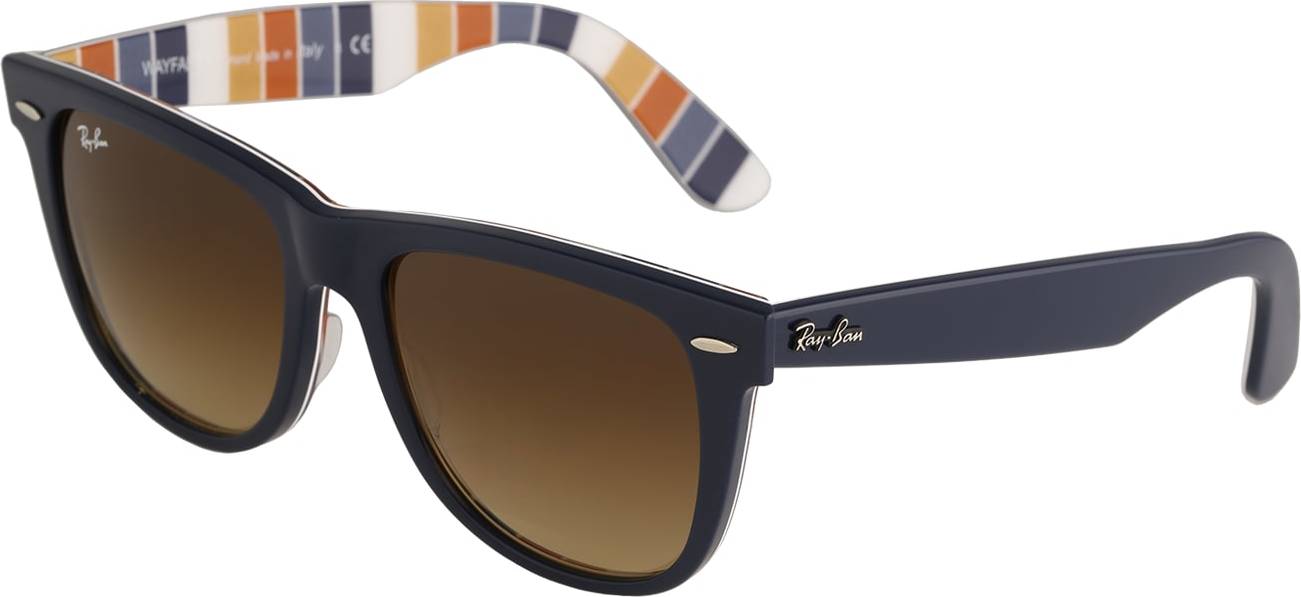 Ray-Ban Sluneční brýle 'Wayfarer' oranžová / námořnická modř / mix barev