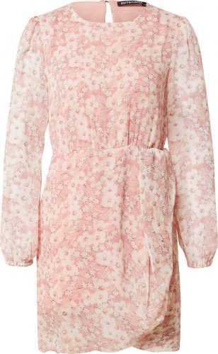 Rut & Circle Šaty 'STELLA' světle růžová / pastelově oranžová / starorůžová