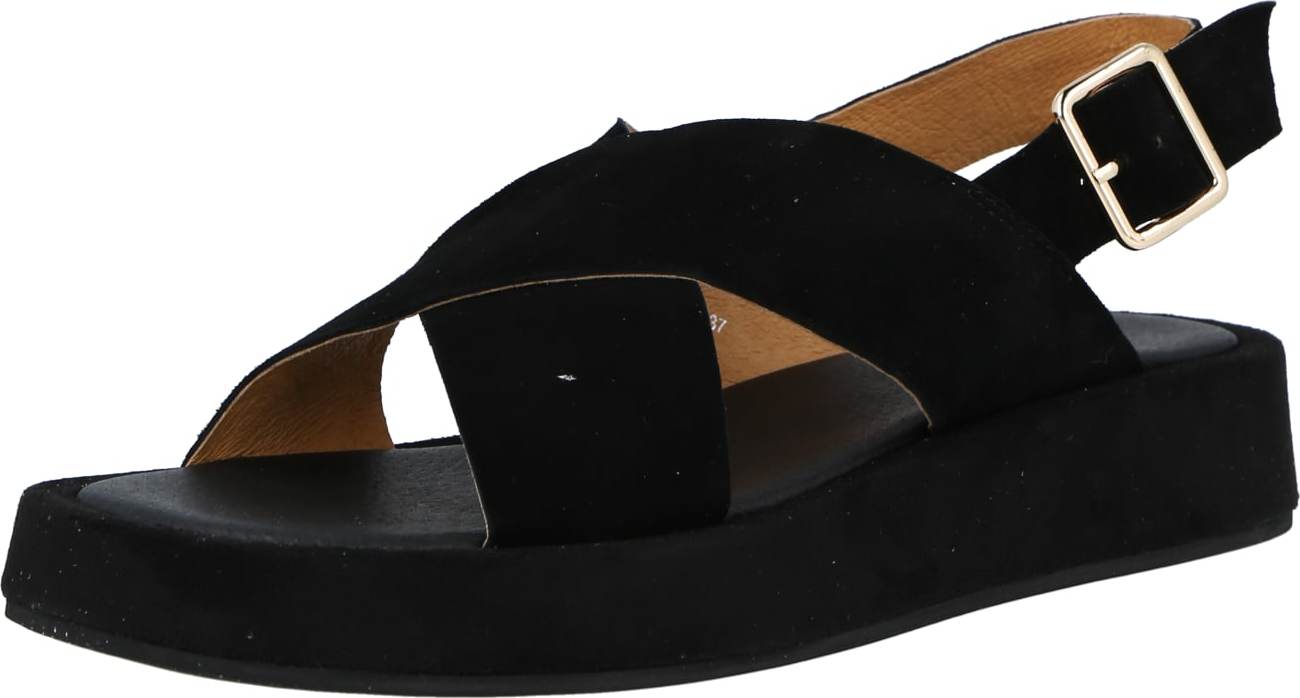 Shoe The Bear Sandály 'ASTRID' černá