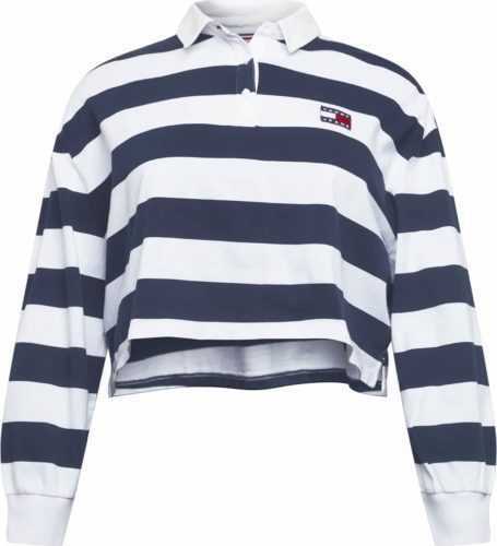 Tommy Jeans Curve Tričko námořnická modř / bílá / červená