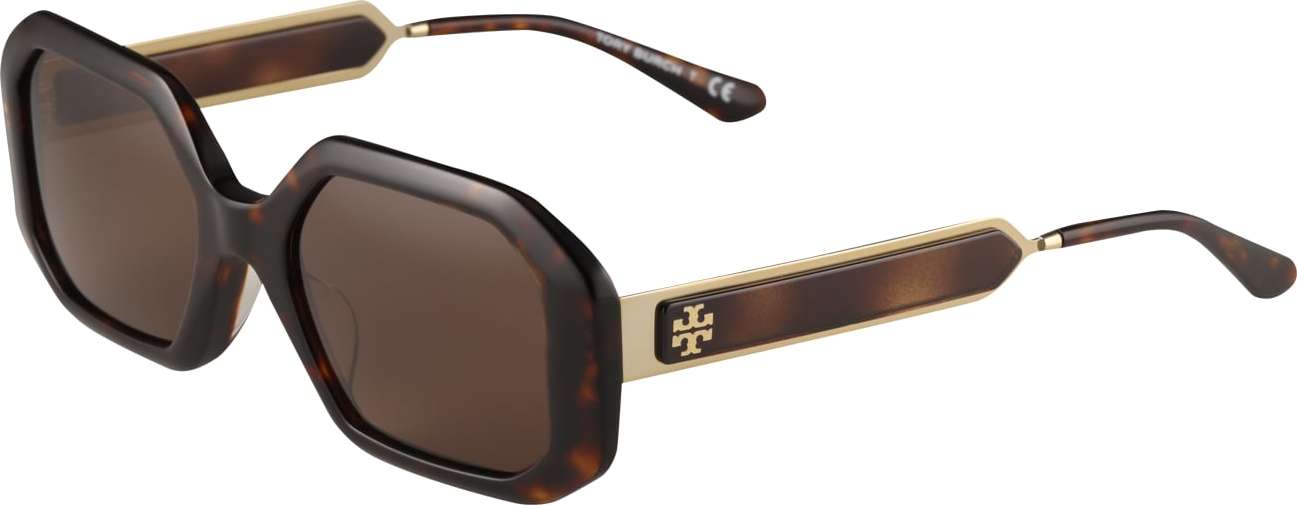 Tory Burch Sluneční brýle '0TY7160U' tmavě hnědá / zlatá