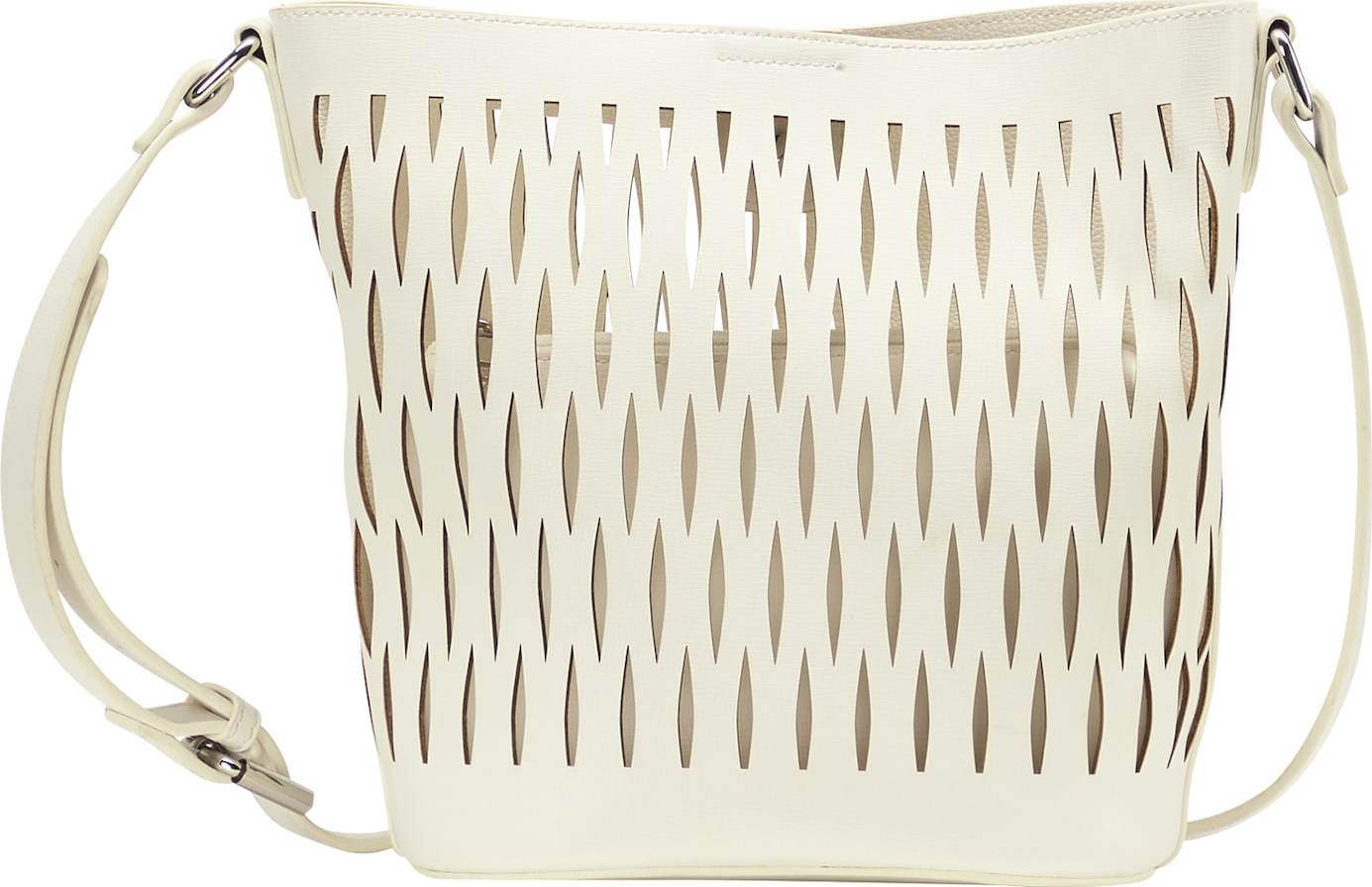 usha WHITE LABEL Taška přes rameno přírodní bílá