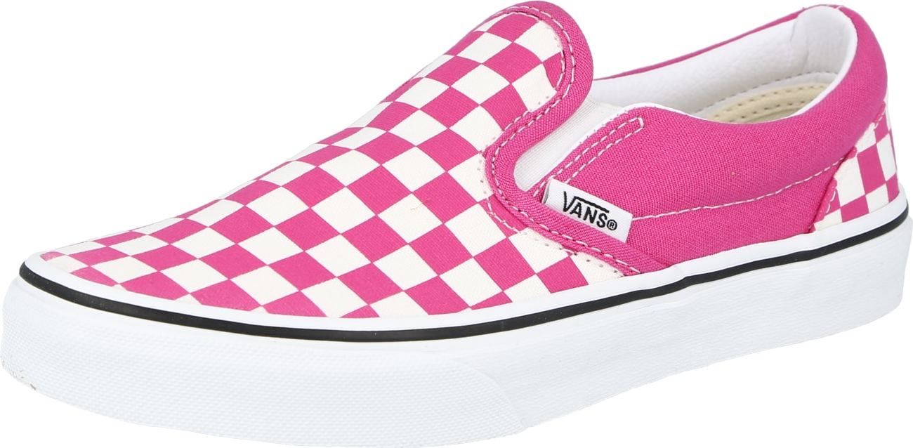 VANS Tenisky 'UY Classics Slip-On' fuchsiová / bílá
