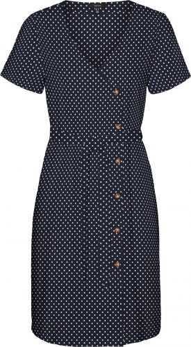 VERO MODA Šaty 'Astimilo' námořnická modř / bílá