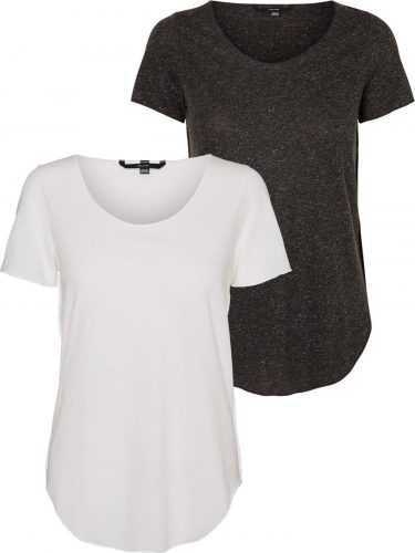 VERO MODA Tričko 'Lua' bílá / černá