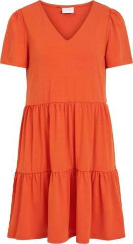 VILA Letní šaty 'Edena' oranžově červená