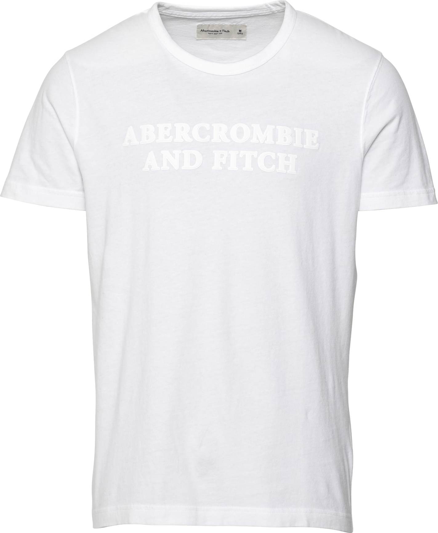 Abercrombie & Fitch Tričko bílá / přírodní bílá