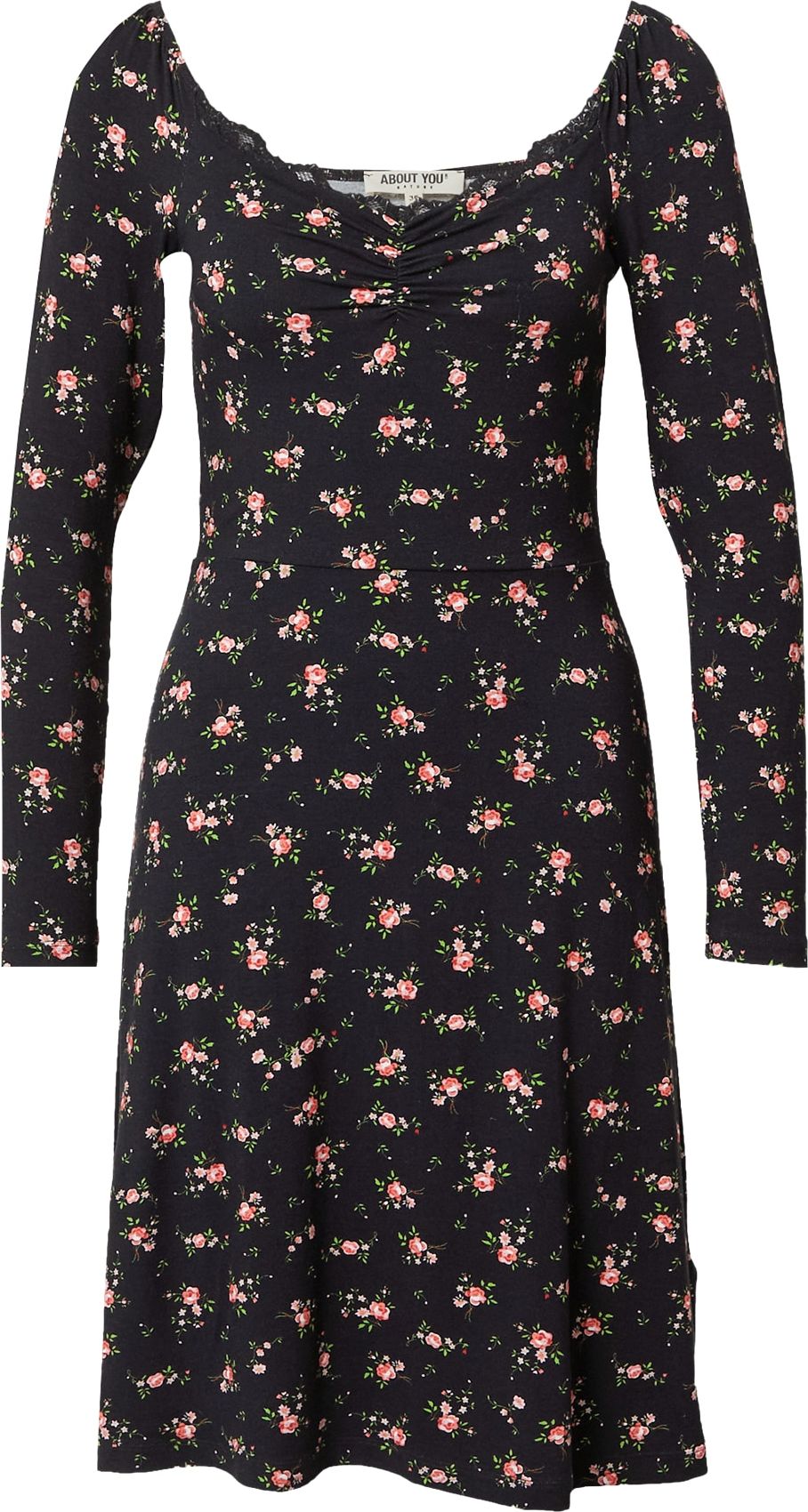 ABOUT YOU Šaty 'Rika' mix barev / černá