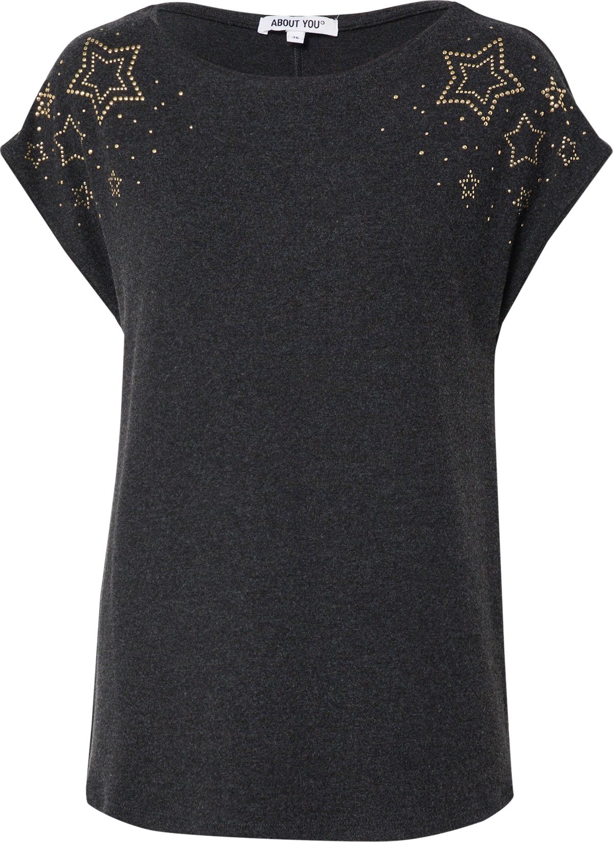 ABOUT YOU Tričko 'Arabella' antracitová