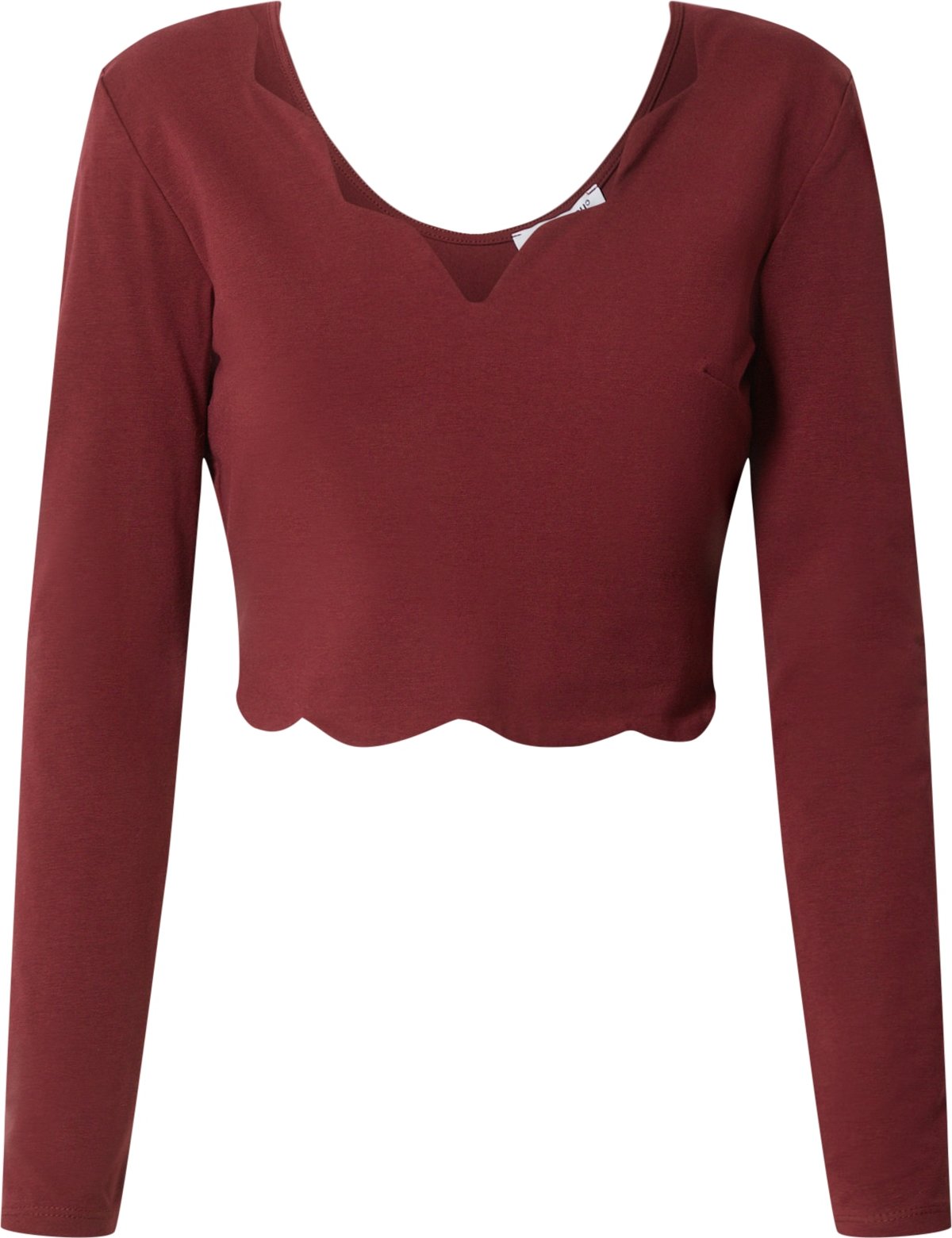 ABOUT YOU Tričko 'Jascha' bordó