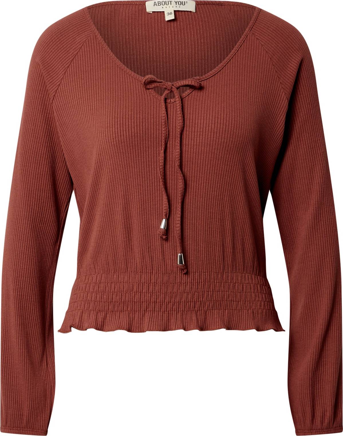 ABOUT YOU Tričko 'Libby' hnědá