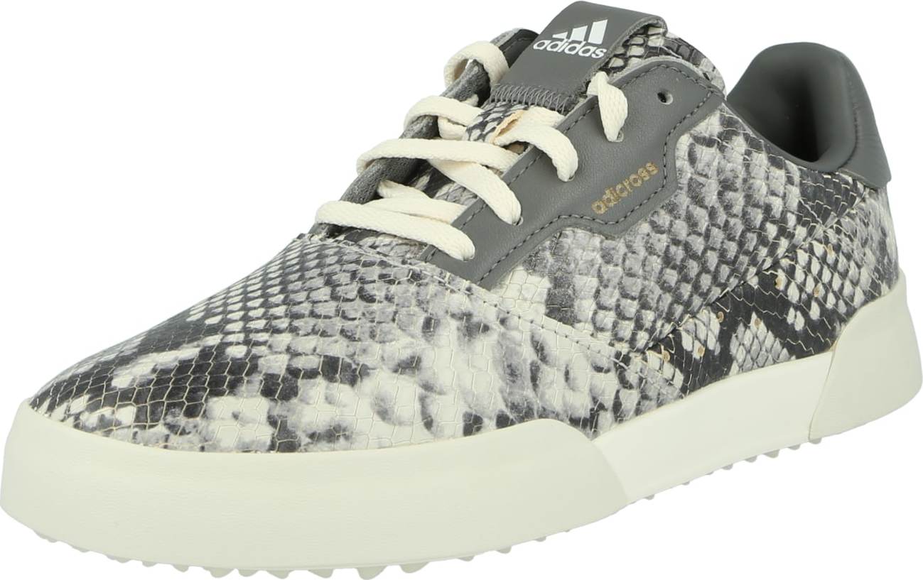 adidas Golf Sportovní boty 'Retro' bílá / šedá / tmavě šedá