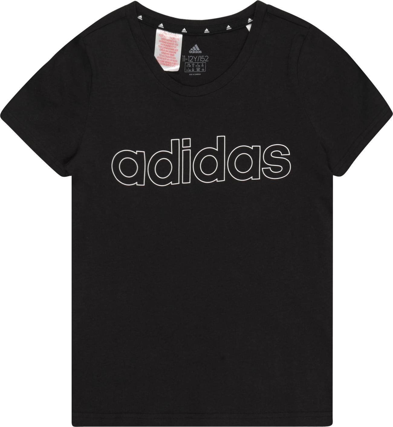 ADIDAS PERFORMANCE Funkční tričko černá / bílá