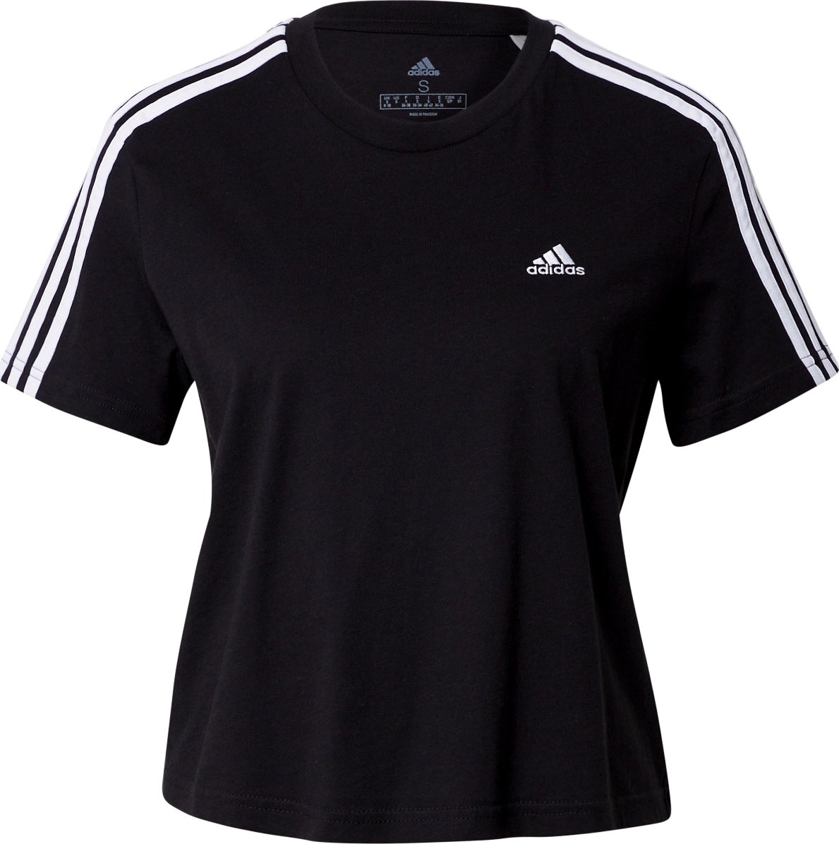 ADIDAS PERFORMANCE Funkční tričko černá / bílá