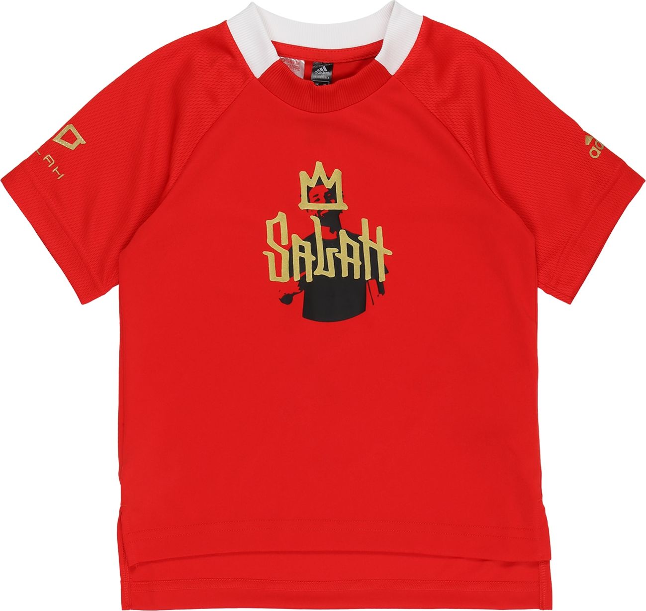 ADIDAS PERFORMANCE Funkční tričko červená / zlatá / černá