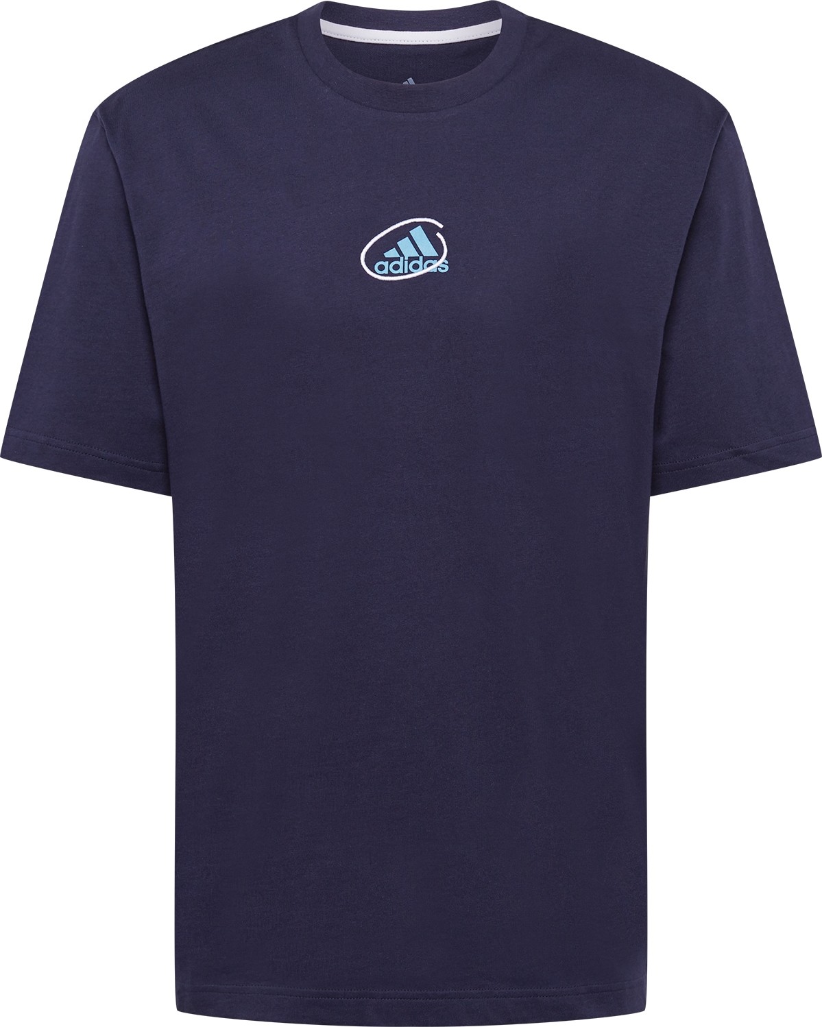 ADIDAS PERFORMANCE Funkční tričko 'SCRIBBLE' námořnická modř / světlemodrá / bílá