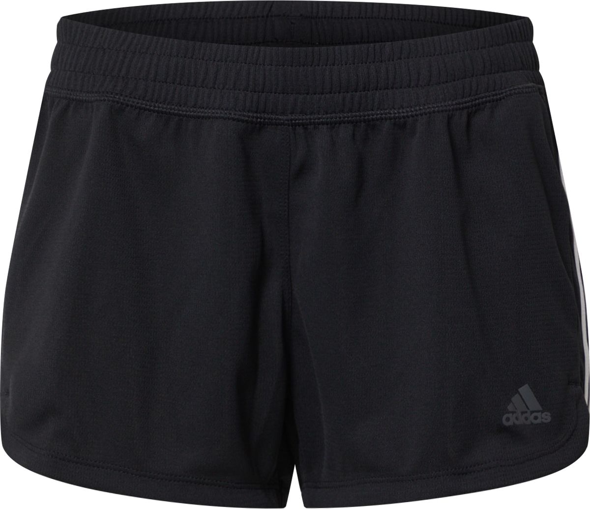 ADIDAS PERFORMANCE Sportovní kalhoty bílá / černá