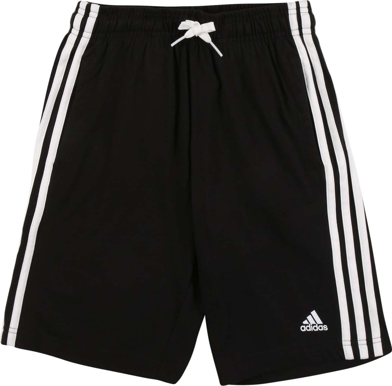 ADIDAS PERFORMANCE Sportovní kalhoty černá / bílá