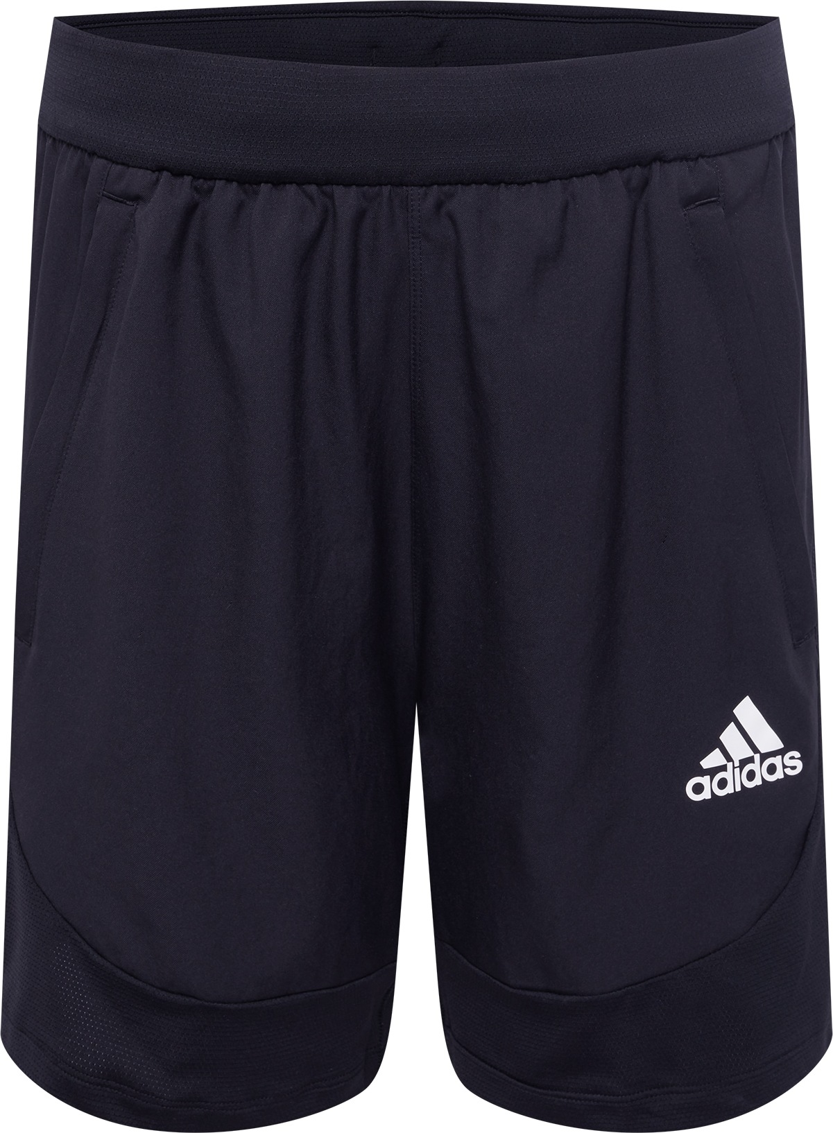 ADIDAS PERFORMANCE Sportovní kalhoty černá / bílá