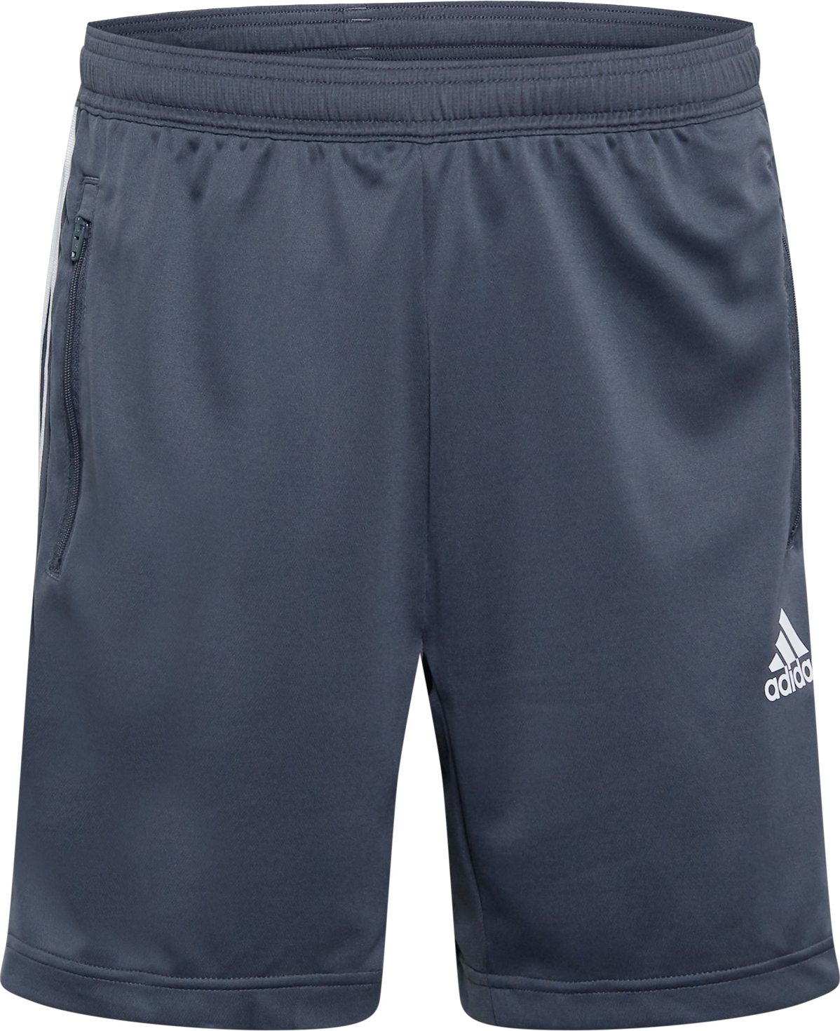 ADIDAS PERFORMANCE Sportovní kalhoty tmavě šedá / bílá