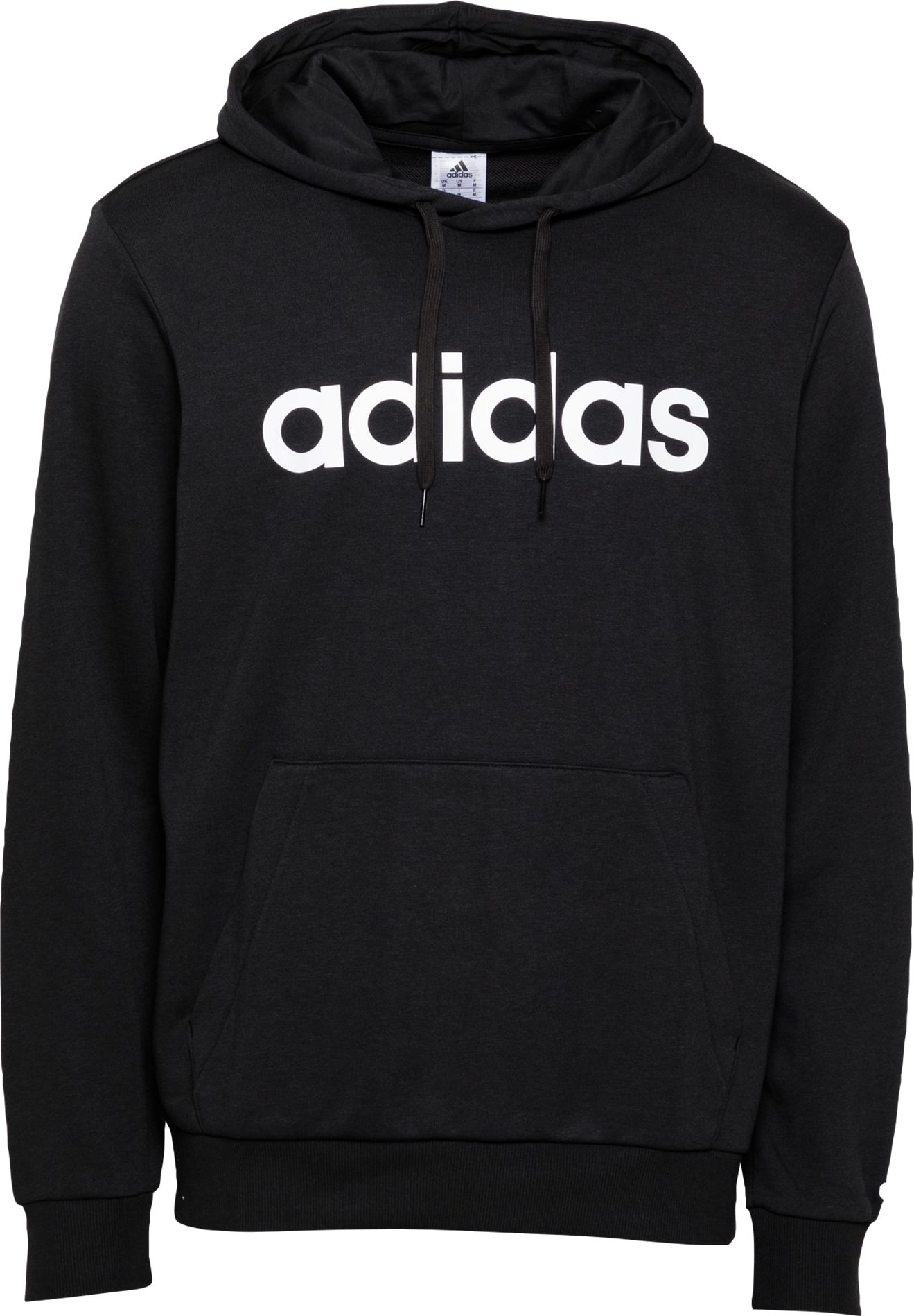 ADIDAS PERFORMANCE Sportovní mikina černá / bílá